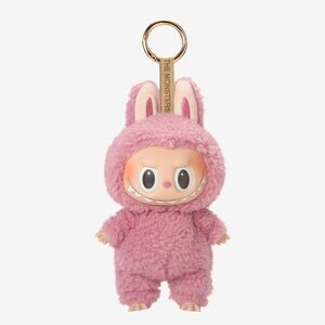 Pink Bunny Plush Keychain